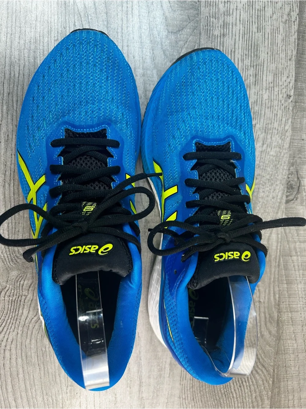 ASICS GT-2000 9 Men’s Blue & Lime Running Shoes Size 11.5 Sneakers Athletic